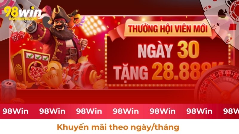 Khuyến mãi theo ngày tháng