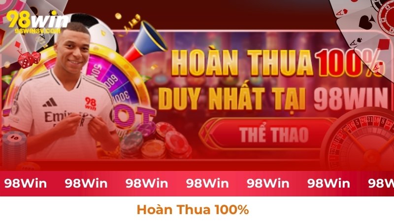 Ưu đãi hoàn thua 100%